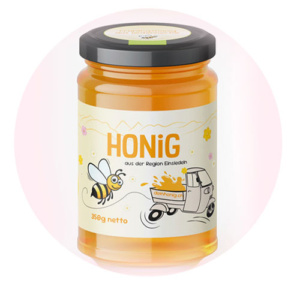 Etikettendesign, Verpackungsdesign, Lebensmittel, Honig von Diana Deva Marleen